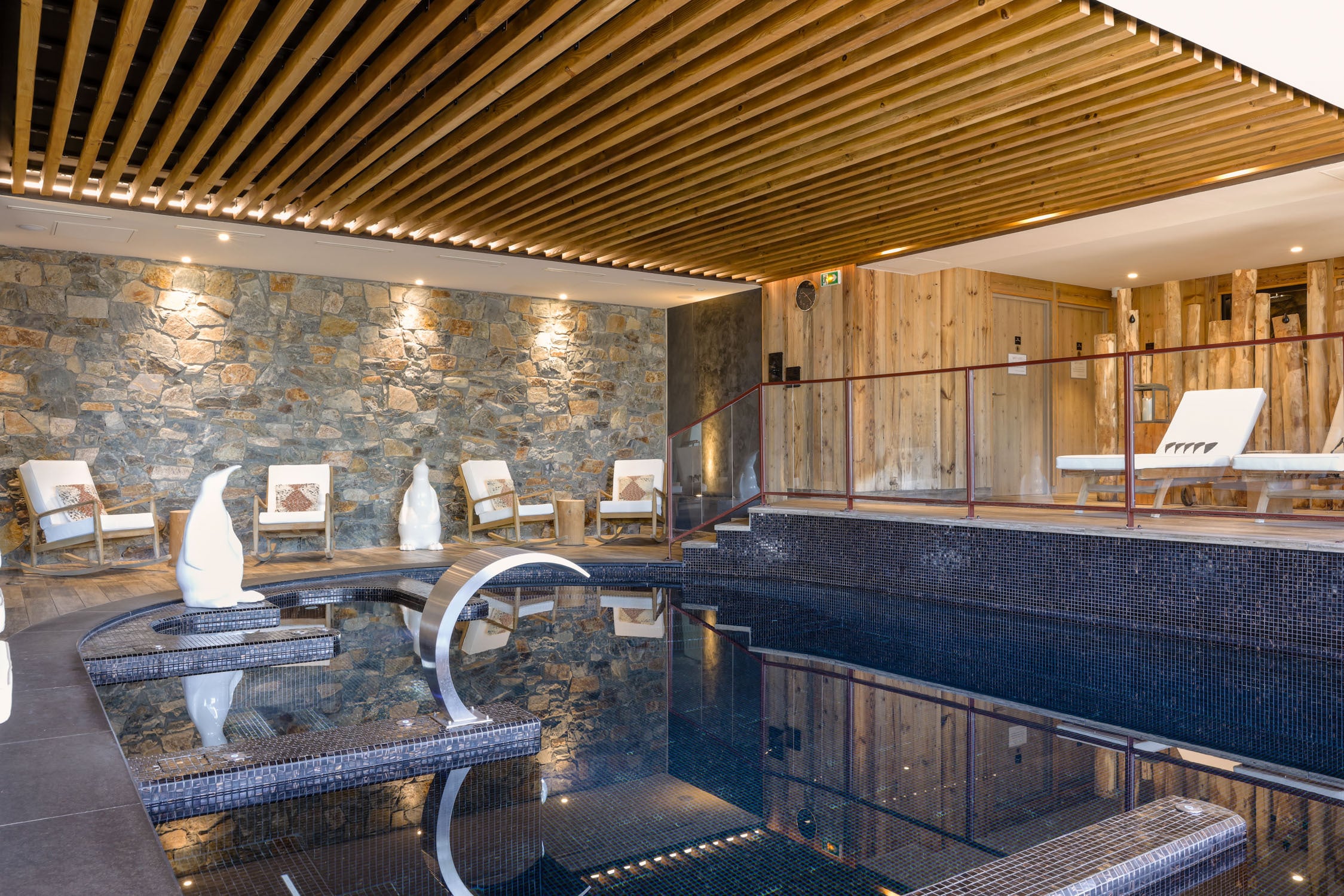 Accès au Spa des Alpes